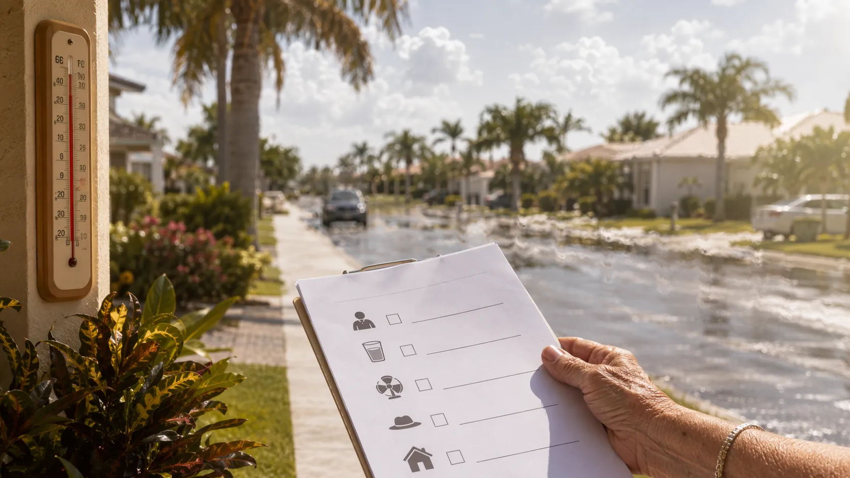 Florida Heat Advisory Senior Safety Checklist