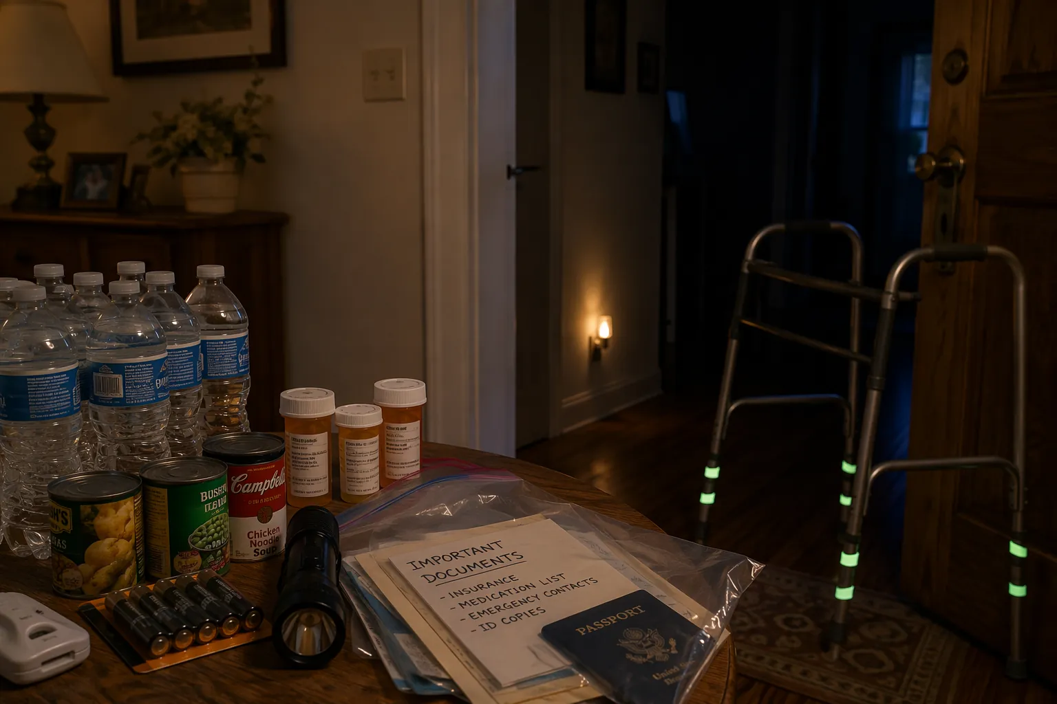 What to Add to Your Parent's Hurricane Kit to Prevent Falls