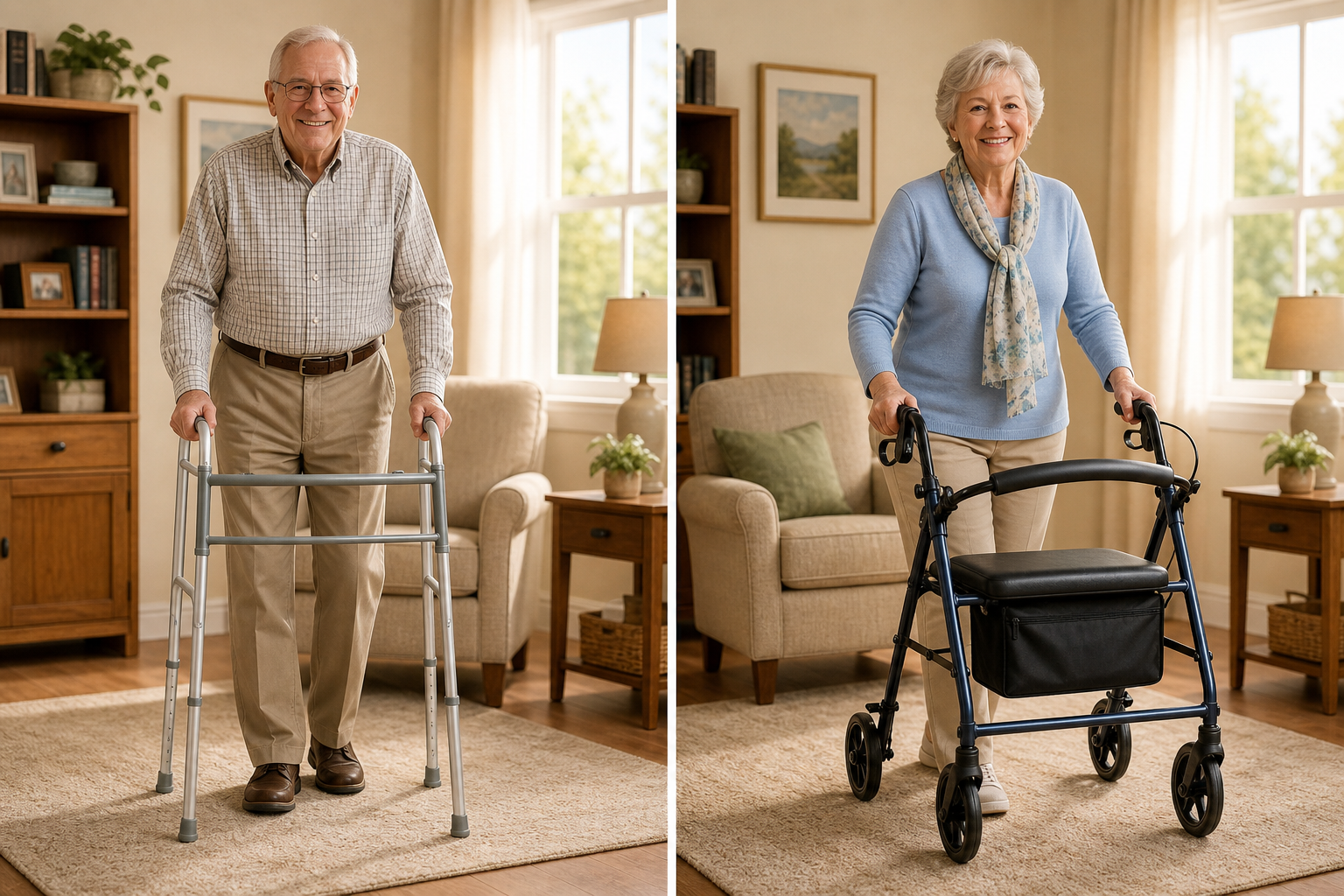 Walker vs. Rollator: A Clinical Decision Guide for Seniors and Caregivers