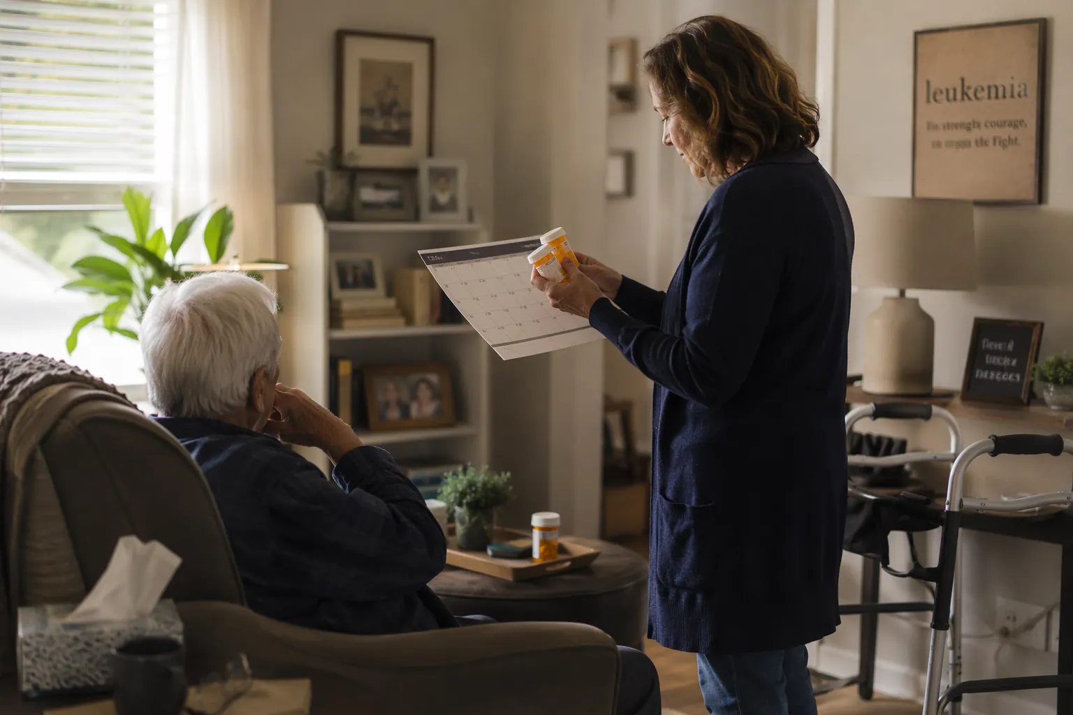 How leukemia prognosis changes fall prevention for older adults