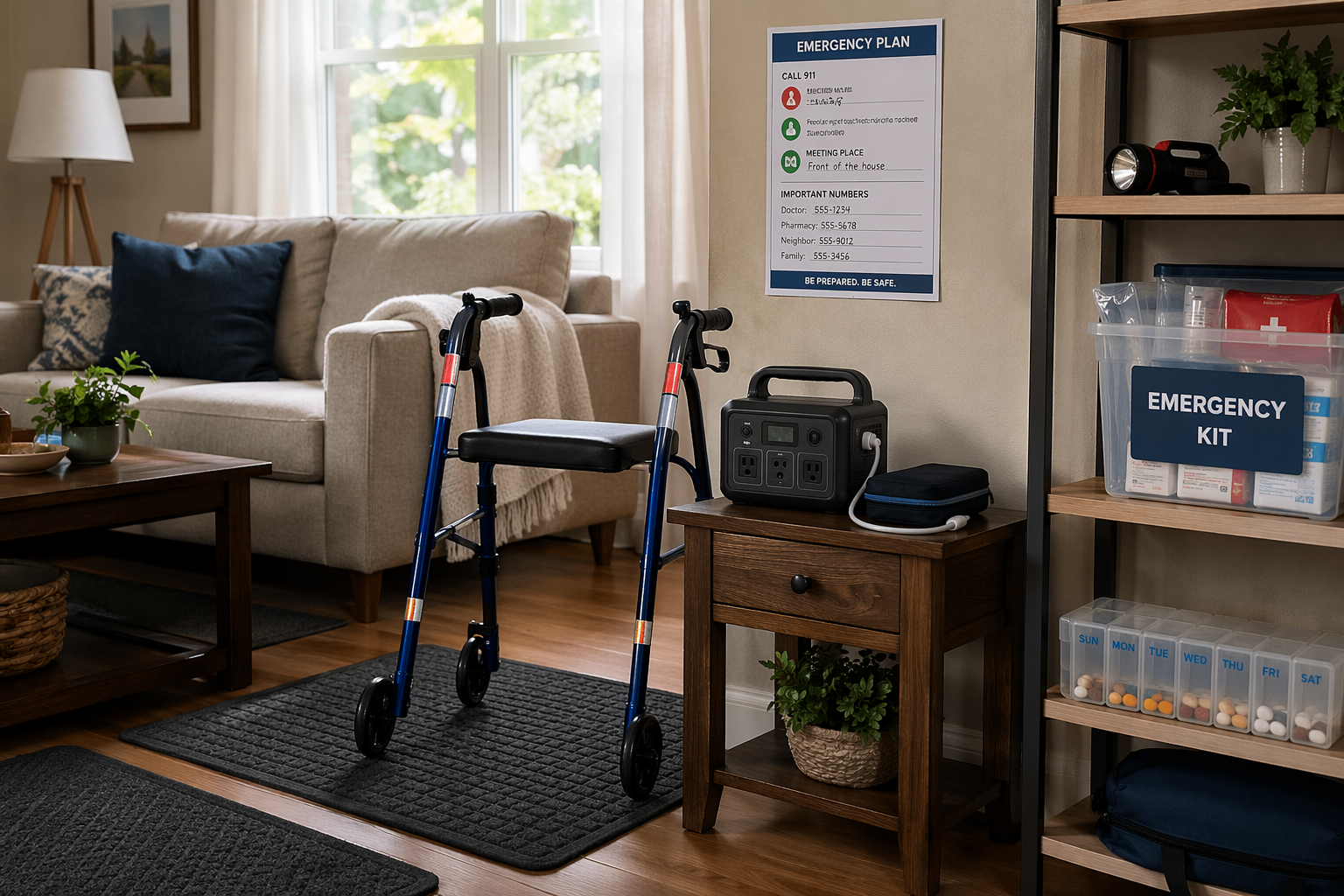 How to Flood-Proof Your Older Parent's Home Room by Room