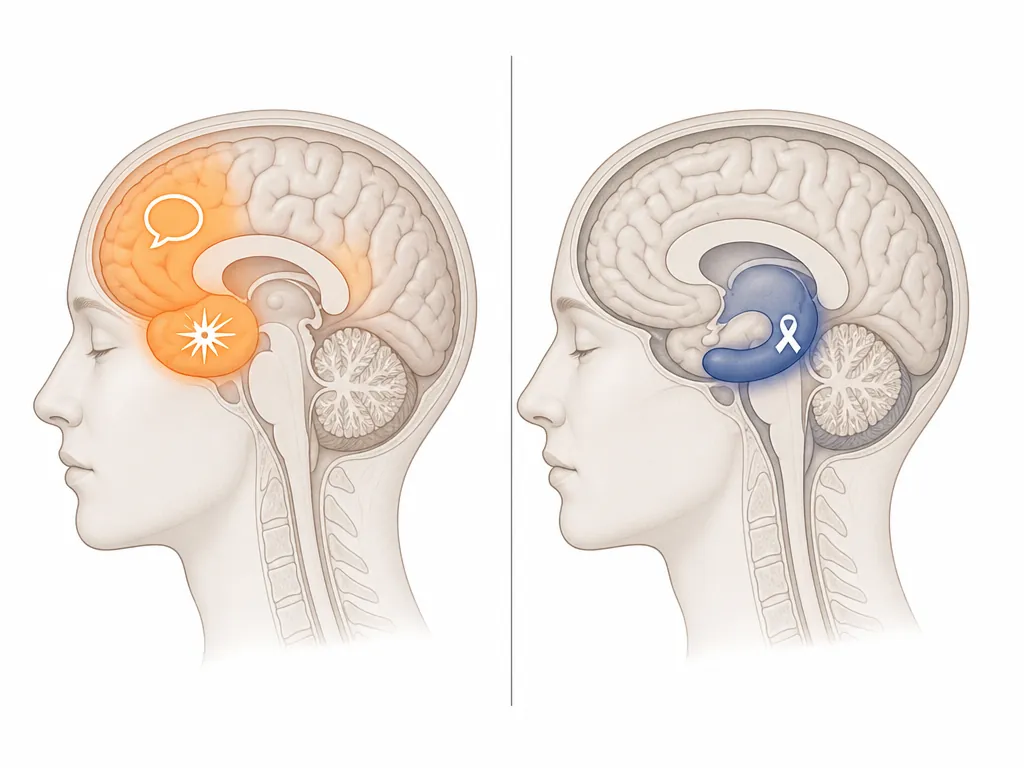 Comparison of frontal and temporal brain regions with memory-related brain areas