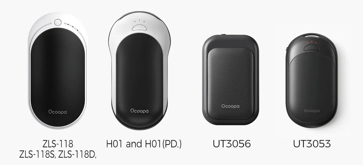 CPSC recall photo of a recalled OCOOPA rechargeable hand warmer