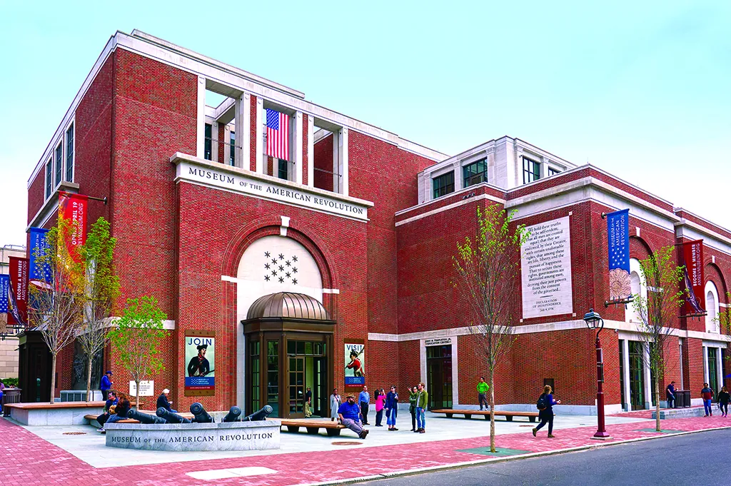 Exterior of the Museum of the American Revolution in Philadelphia