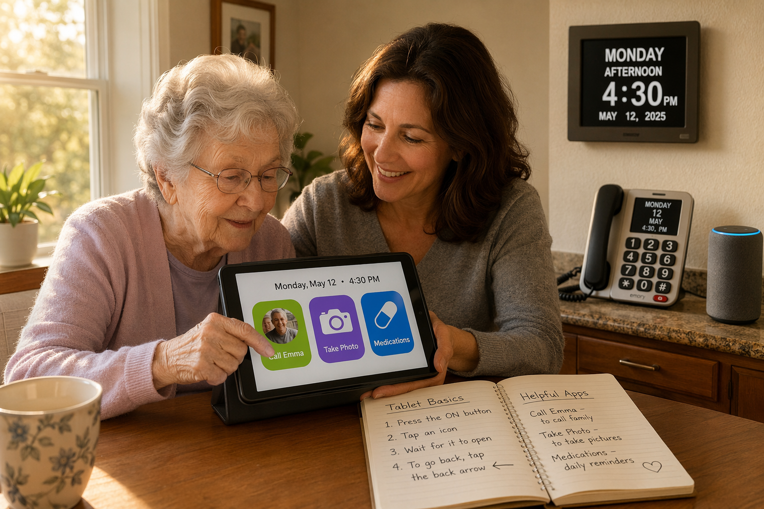 When Mom Can't Use Her Phone: A Caregiver's Guide to Helping an Older Adult with Technology